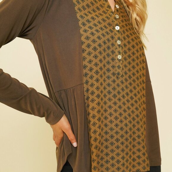MYSTREE MIX MEDIA HENLEY TOP - Picture 8 of 8